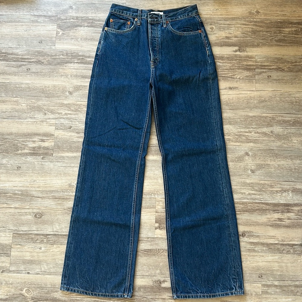 RE/DONE Originals 70’s Ultra High Rise Wide Leg Jean